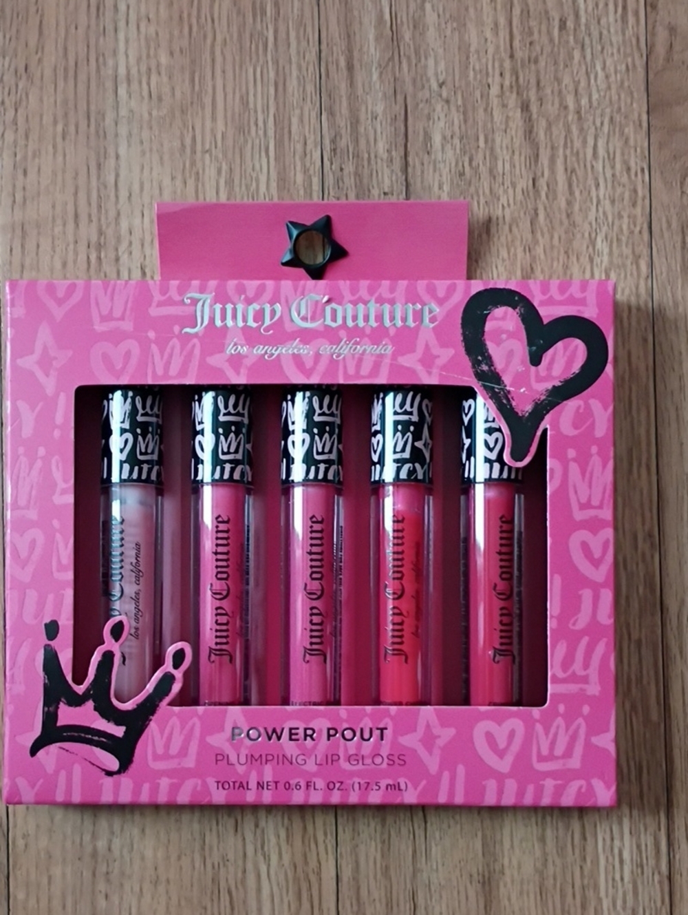Juicy Couture Power Pout Plumping Lip Gloss 5pc Set